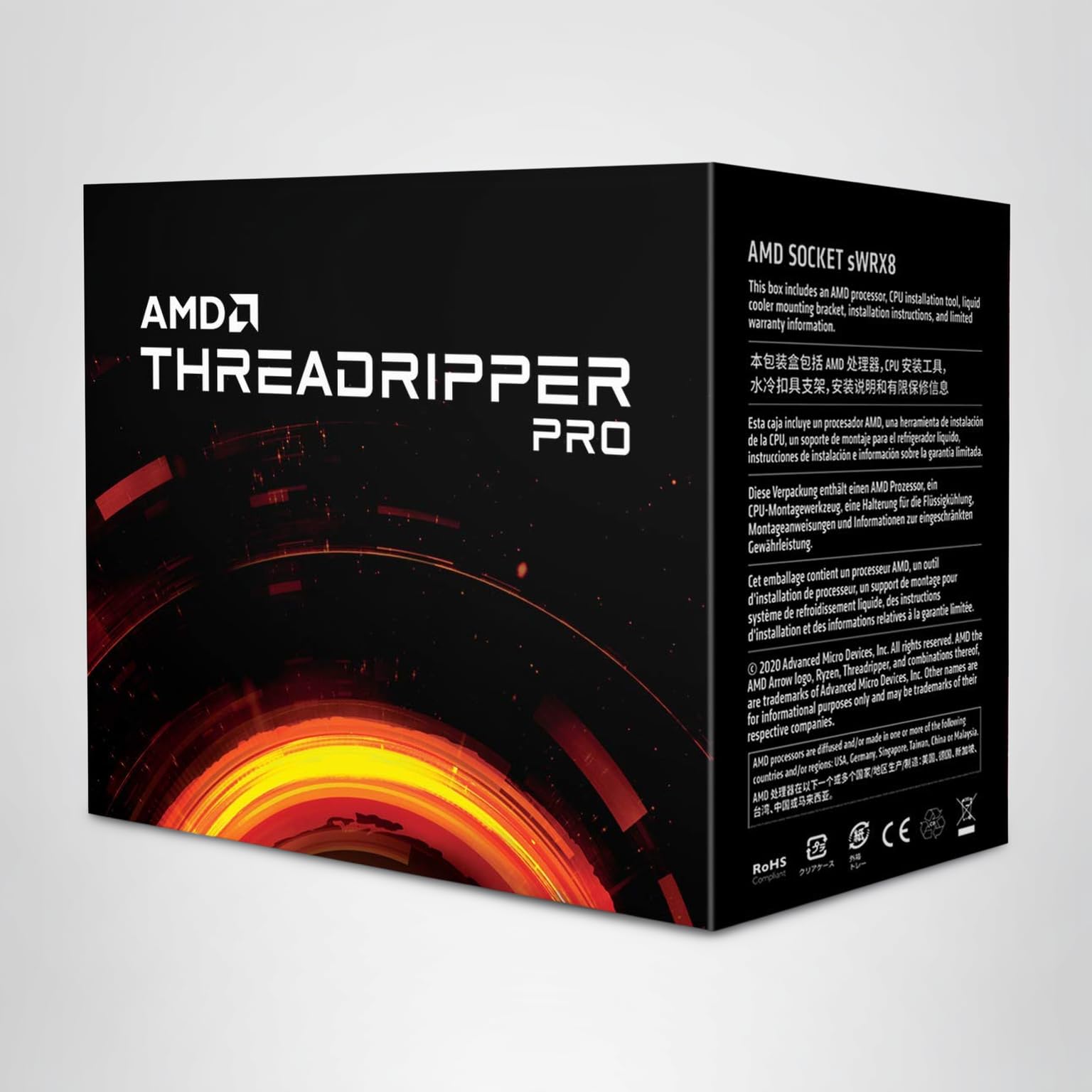 Amazon.com: AMD Ryzen Threadripper PRO 3995WX 64-core, 128-thread